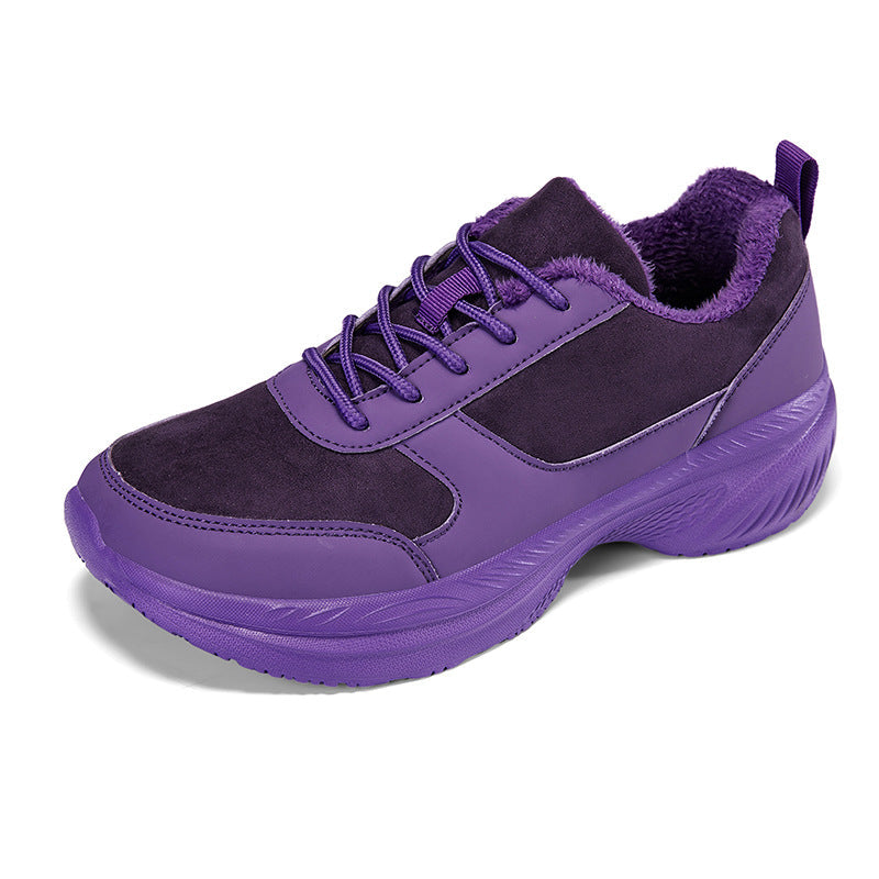 Damen Sneaker Warm Bequem Freizeitschuhe