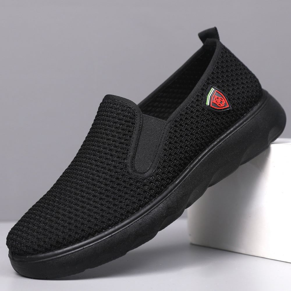 Damen Slip-On Sneaker Atmungsaktives Material Komfortschuhe