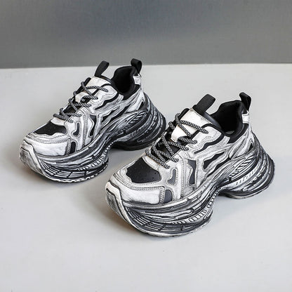 Damen Chunky Sneaker Atmungsaktives Mesh Comfort
