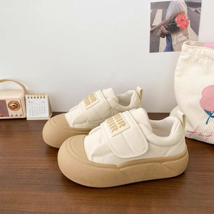 Damen Sneaker Bequem Klettverschluss Flexibles Sohlenprofil - Norvielle