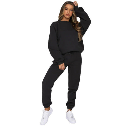Damen Jogginganzug Sweatshirt Hose Sportlich Bequem
