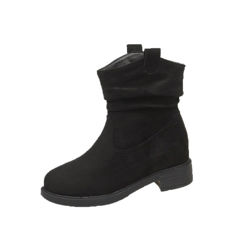 Damen Stiefeletten Weich Rutschfeste Sohle Bequem