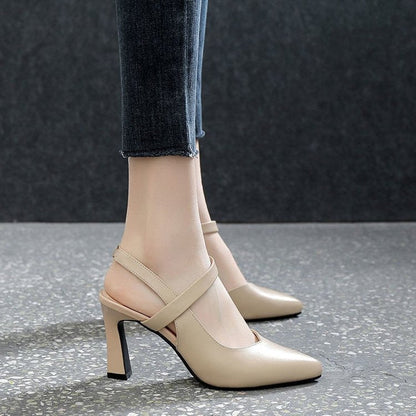 Damen Slingpumps Elegante Absätze Verstellbarer Riemen - Norvielle