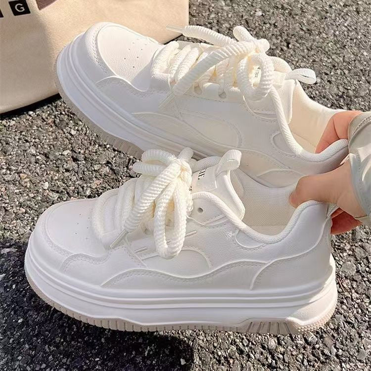 Damen Sneaker Bequem Dämpfende Laufsohle Schwarz - Norvielle