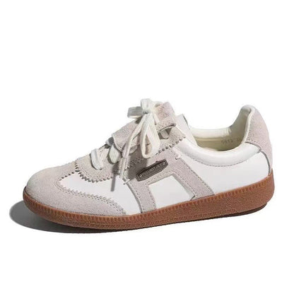 Damen Sneaker Leder Wildleder Modern