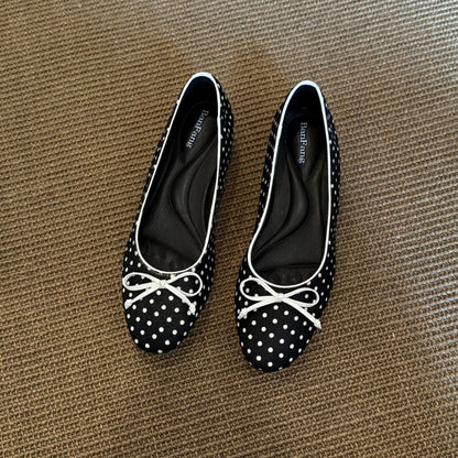 Damen Ballerinas Klassisch Komfortabel Softsohle Schuhe