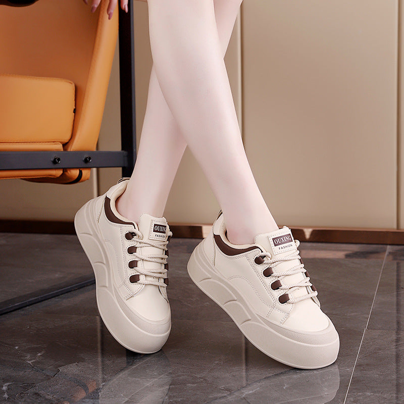 Damen Chunky Sneaker Hochplateau Schuhe Modern