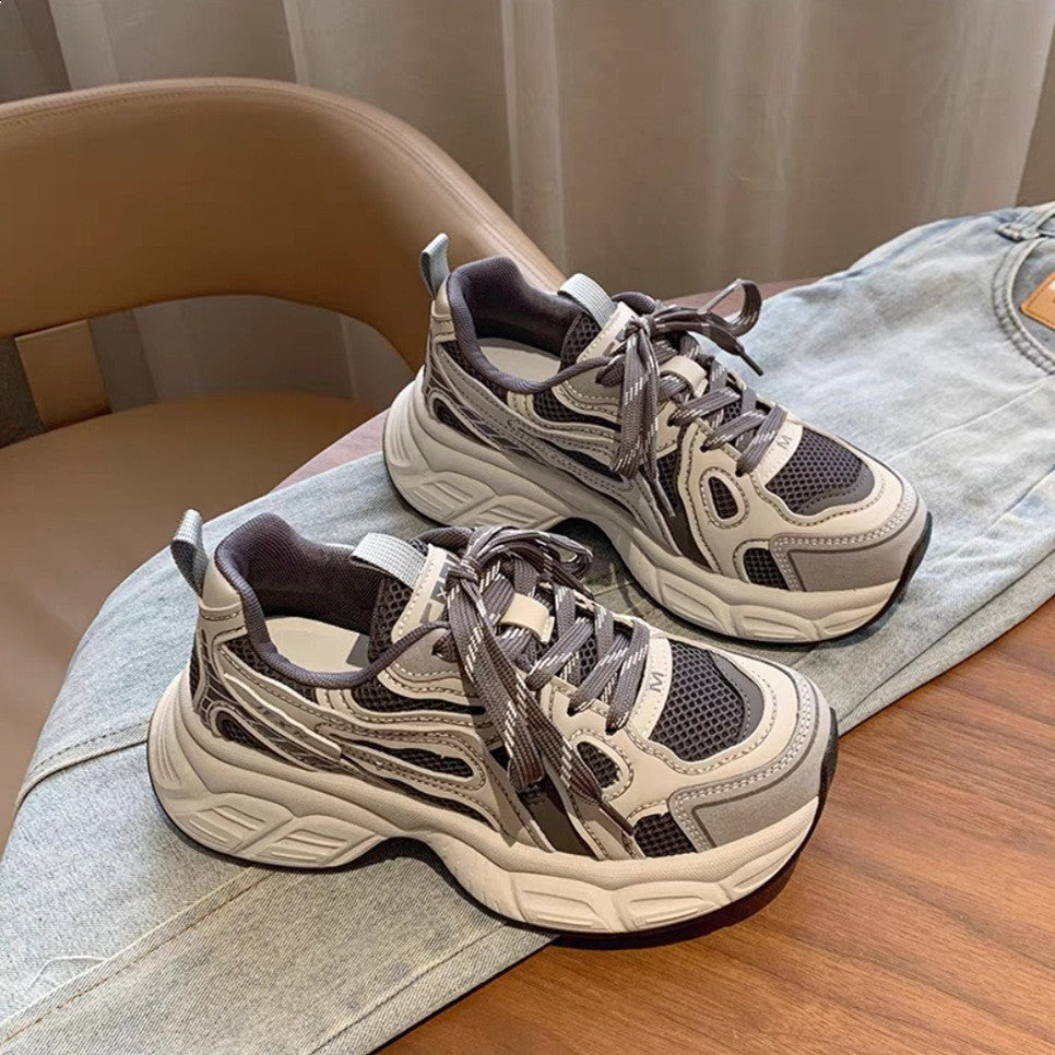Damen Sneaker Sportlich Komfortabel Weiches Innenleben