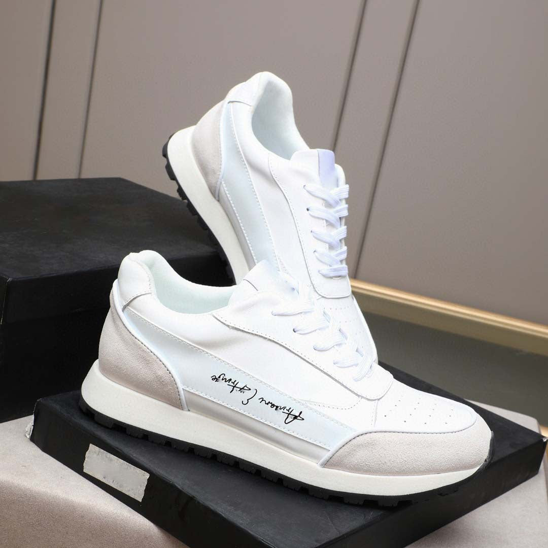 Damen Sneaker Leder Laufsohle Sport - Norvielle