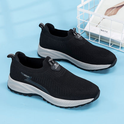 Damen Sneaker Atmungsaktiv Weichsohle Komfortabel