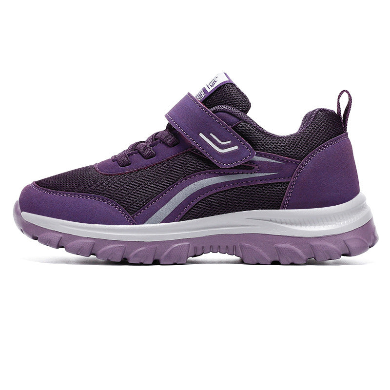 Damen Laufschuhe Atmungsaktives Mesh Klettverschluss Verstellbar