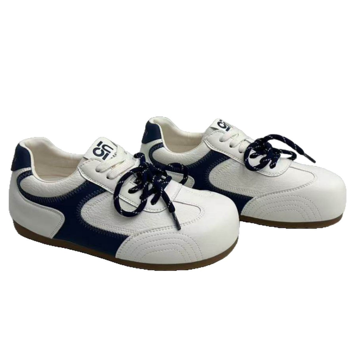 Damen Sneakers Sportlich Leder Rutschfest