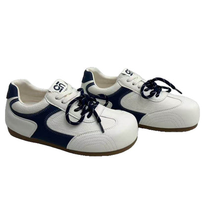 Damen Sneakers Sportlich Leder Rutschfest