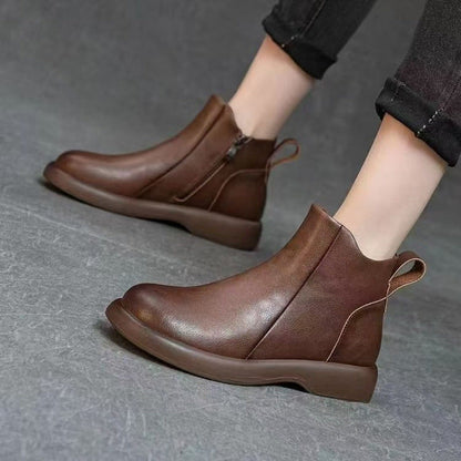 Damen Stiefeletten Elegante Rutschfeste Reißverschluss - Norvielle