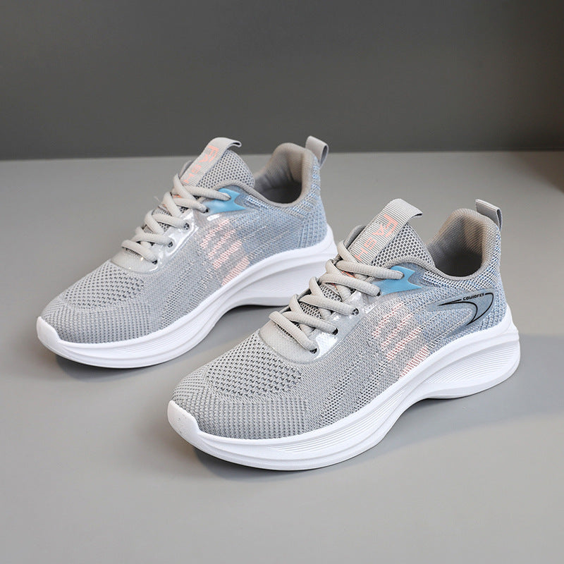 Damen Sneaker Atmungsaktives Material Mit Dämpfung