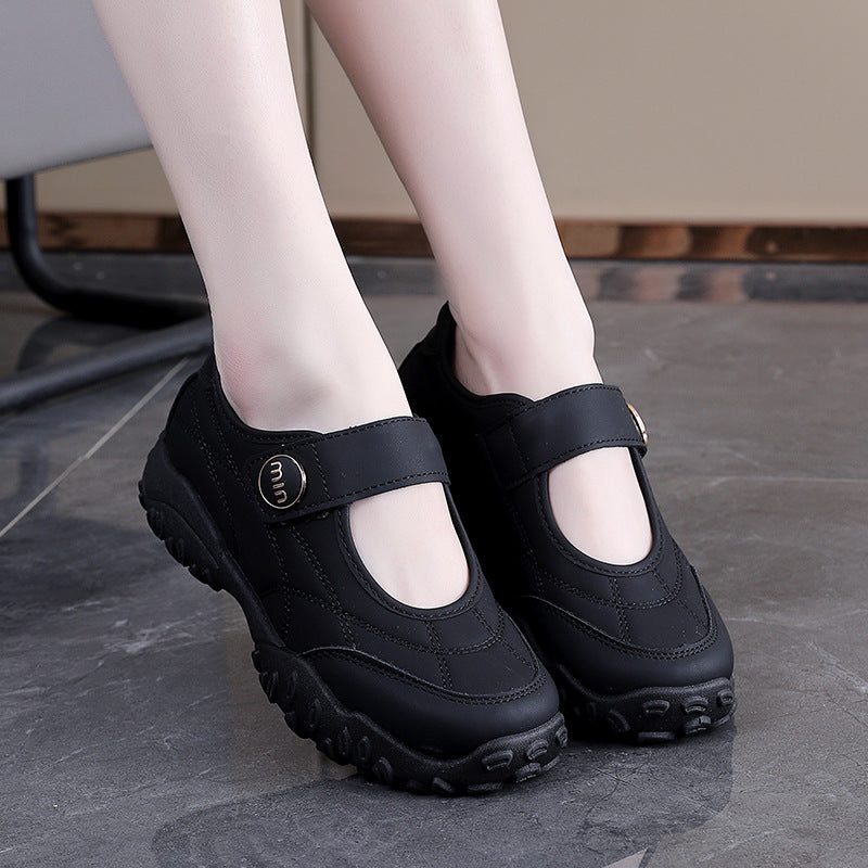 Damen Freizeitschuhe Klettverschluss Bequem