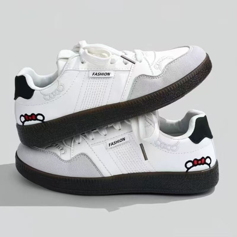 Damen Sneaker Stilvoll Mit Applikationen