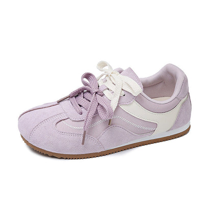Damen Sneaker Weiches Veloursleder Rutschfest
