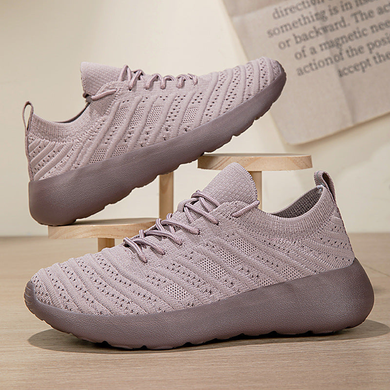 Damen Sneaker Flexibel Dämpfung Weich Komfort Schwarz - Norvielle