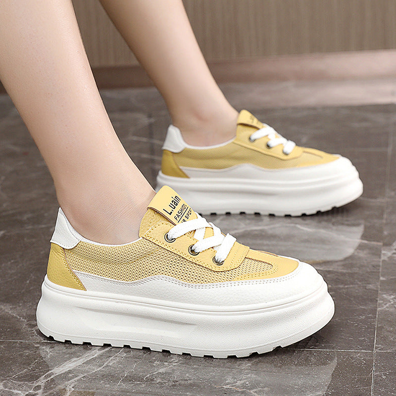 Damen Laufschuhe Atmungsaktives Mesh Dicksohle