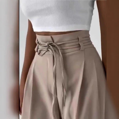 Damenhose Hochbund Weite Bequem Elegant