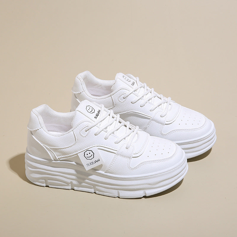 Damen Plattformsneaker Hoch Mit Polsterung