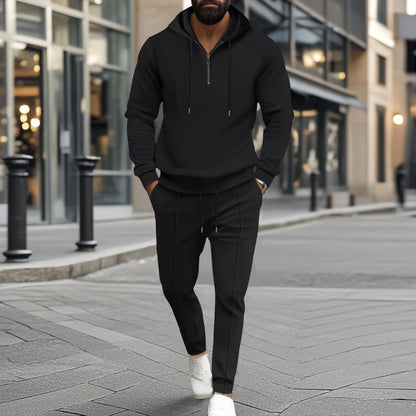Herren Sportbekleidung Set Hoodie Jogginghose Bequem - Norvielle