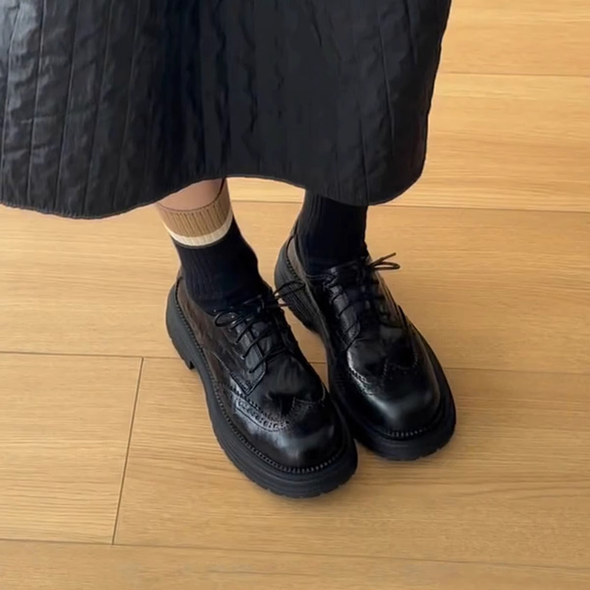 Damen Schnürschuhe Bequem Komfortabel