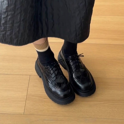Damen Schnürschuhe Bequem Komfortabel