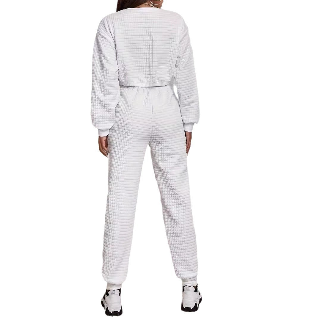 Damen Jogginganzug Warm Quilted Set
