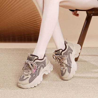 Damen Schnürschuhe Atmungsaktives Mesh Komfortsohle