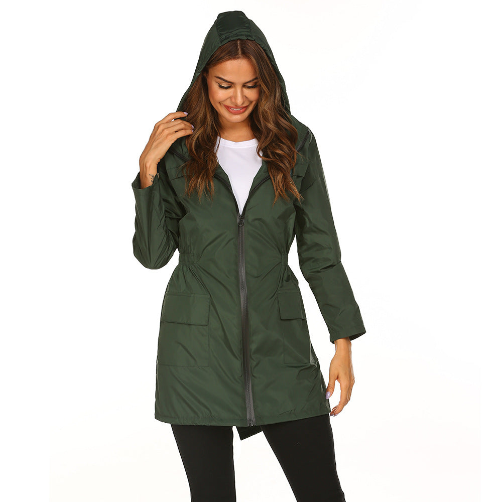 Damen Freizeitjacke Praktisch Verstellbar Große Taschen