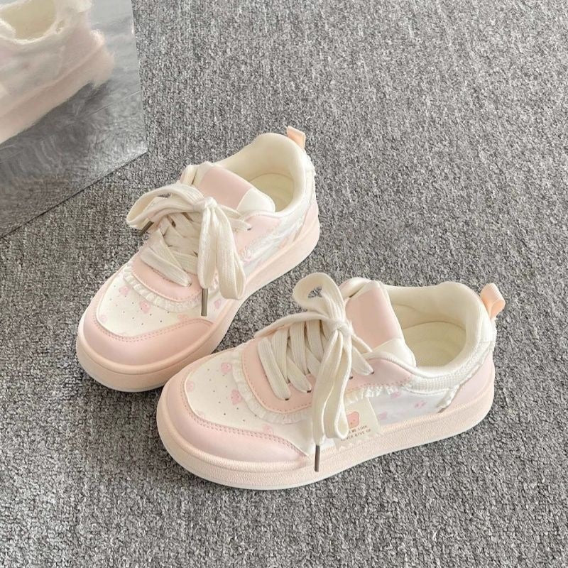 Damen Schnürschuhe Weich Bequem