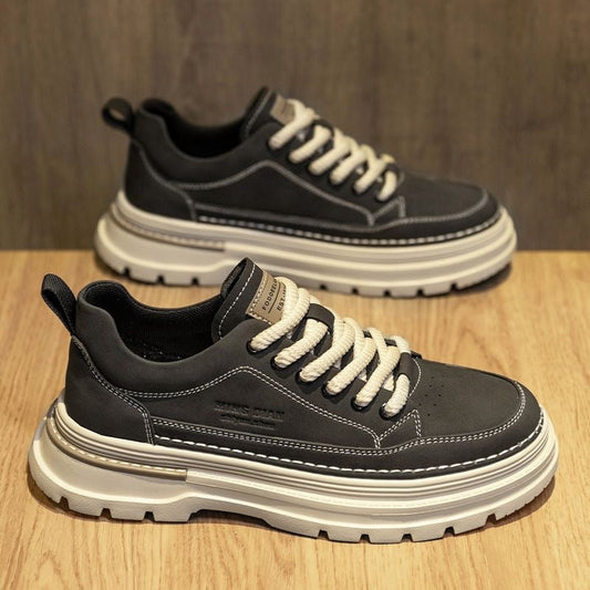 Damen Sneaker Komfortschuhe Bequem Laufsohle Schwarz - Norvielle