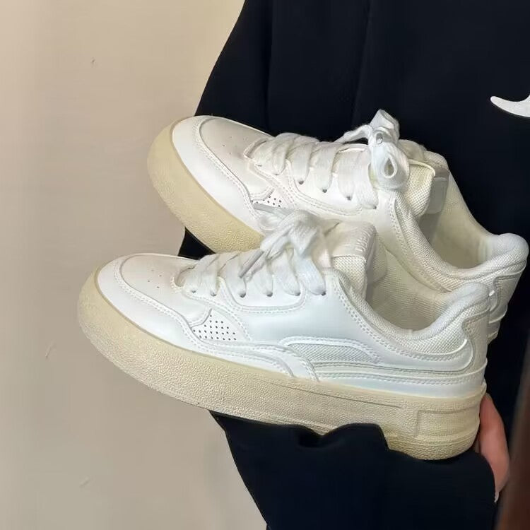 Damen Sneaker Dicksohlige Atmungsaktives Mesh