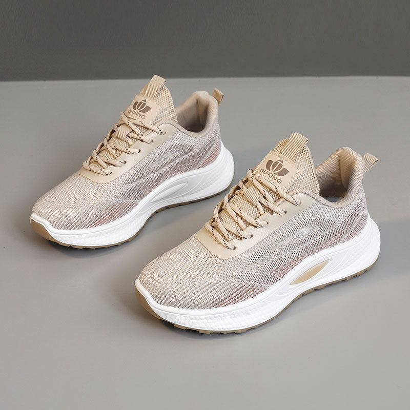 Damen Laufschuhe Atmungsaktives Mesh Leicht Elastisch