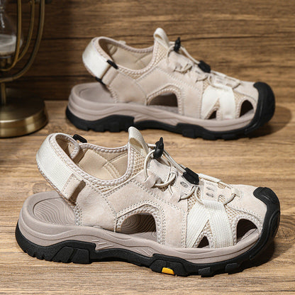 Damen Trekking-Sandalen Atmungsaktives Obermaterial Rutschfeste Sohle