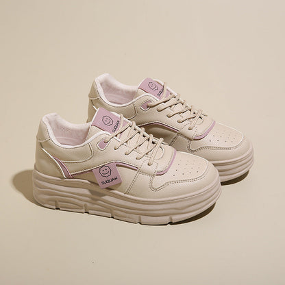 Damen Plattformsneaker Hoch Mit Polsterung