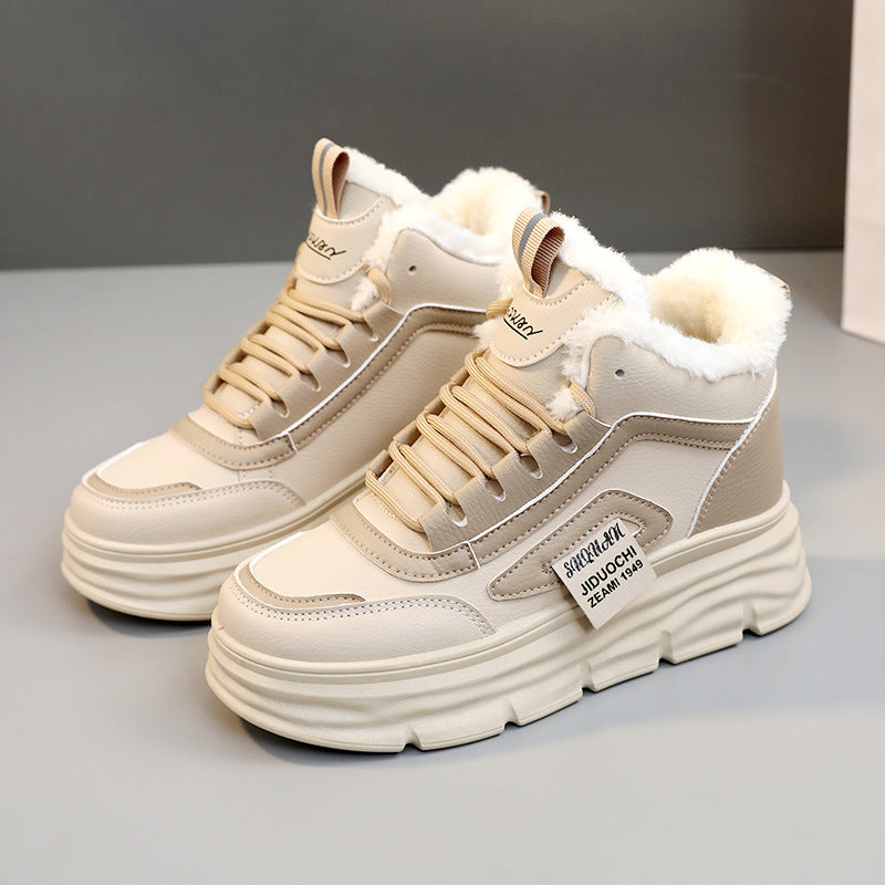 Damen Sneaker Kuschelig Rutschfest