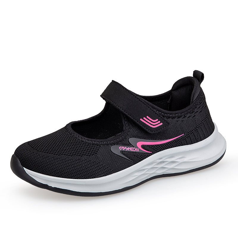 Damen Sneaker Slip-On Klettverschluss