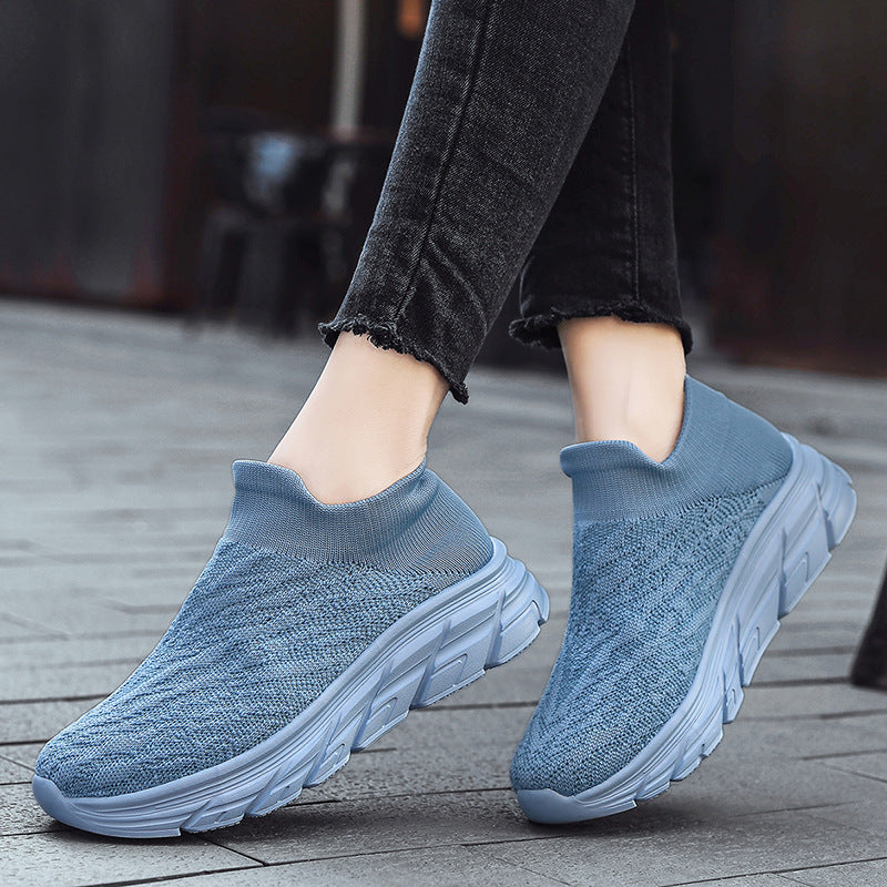 Damen High- Sneaker Elastisch Bequem