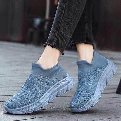 Damen High- Sneaker Elastisch Bequem