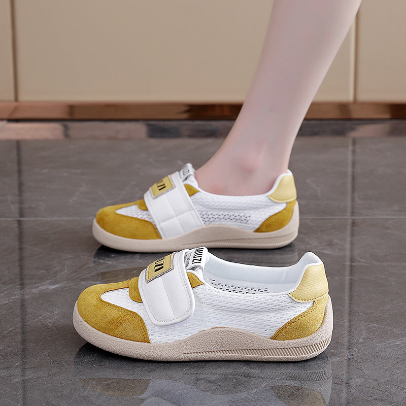 Damen Sneaker Atmungsaktives Netzdesign Elastisch