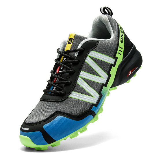 Damen Trail Laufschuhe Atmungsaktives Mesh Rutschfest Schwarz - Norvielle