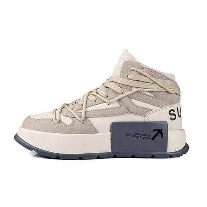Herren High- Sneaker Sportlich Traktionssohle