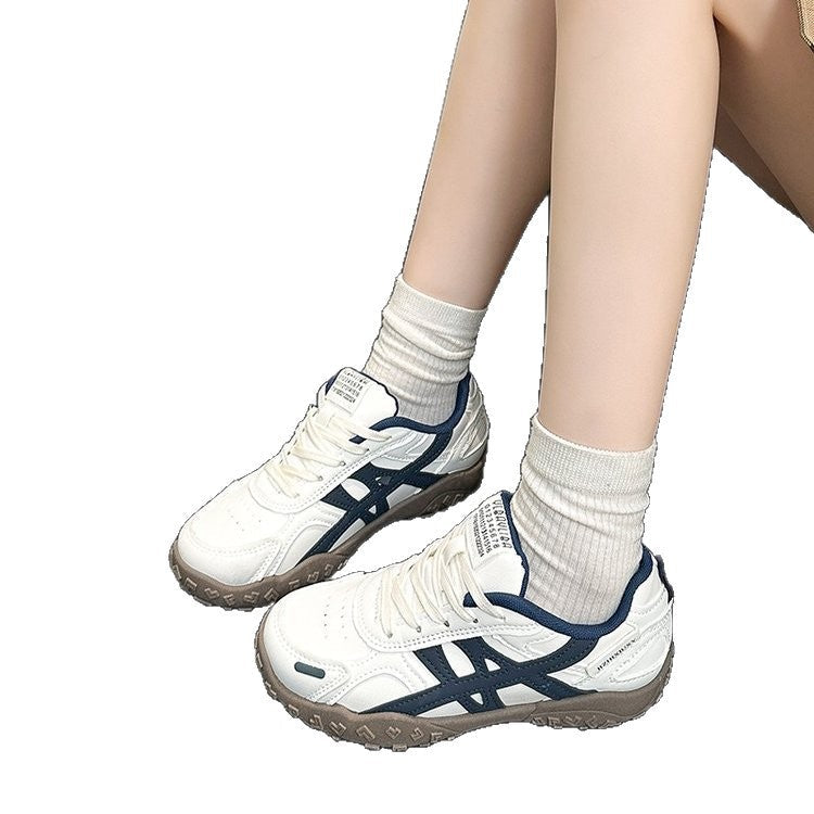 Damen Sneaker Sportlich Atmungsaktives Mesh Gummisohle