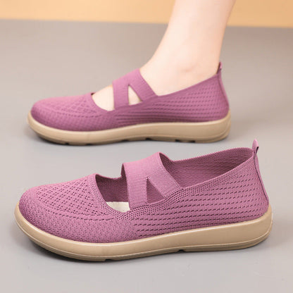 Damen Ballerinas Leicht Atmungsaktiv Flexibel - Norvielle