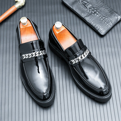 Damen Mokassins Stilvolle Schuhe mit Ketten-Detail Elegante Optik