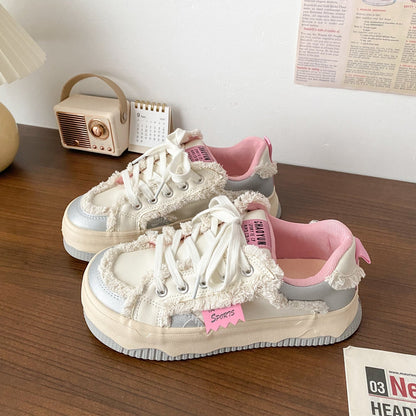 Damen Sneaker Weich Bequem Einzigartiges Design