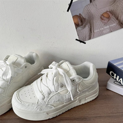Damen Sneaker Weiches Obermaterial Bequeme Laufsohle